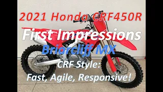 2021 Honda CRF450R First Impressions: Fast, Agile, Responsive!