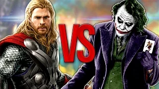 СУПЕР РЭП БИТВА: Тор VS Джокер (MARVEL Против DC)