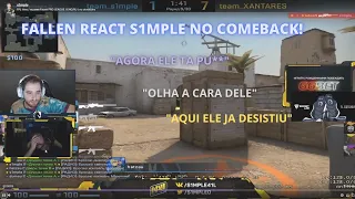 FALLEN REACT COMEBACK NA LIVE DO S1MPLE