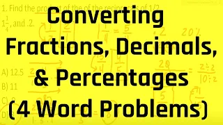Converting Between Fractions, Decimals, and Percentages | Ace the ASVAB (4 Hard Practice Questions)