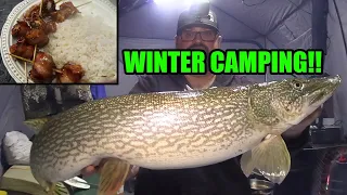 Winter Ice Camping/Fishing | Mission for BIG!