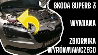 Skoda Superb III wymiana zbiorniczka płynu chłodzącego typu MIT SILIKAT