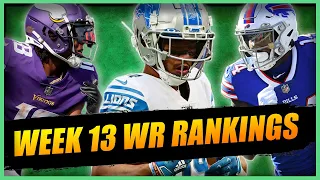 Wide Receiver Rankings for WEEK 13 of 2022 Fantasy Football