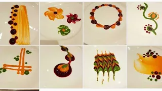 Types of colorful Plating techniques| Part 2 | Art on the plate| By MONIKA TALWAR