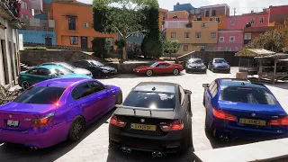 Forza Horizon 5 BMW Car Show! Airstrip Drags, 400HP M4 Vs M3, Cruise, Street Pulls And More!