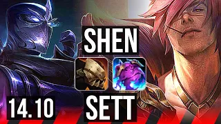 SHEN vs SETT (TOP) | Comeback, 600+ games, 7/6/24 | EUW Master | 14.10