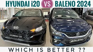 Maruti Baleno vs i20 2024 - Which is better? | Hyundai i20 vs Baleno 2024 | Baleno 2024 New Model