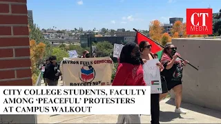 City College students, faculty among ‘peaceful’ protesters at campus walkout