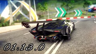 Asphalt 9 Lamborghini Essenza scv12 Challenge 01:13.0 | Pier Pressure