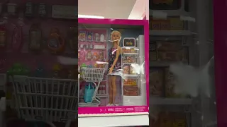 Barbie Supermarket Shopping Doll Playset #Shorts
