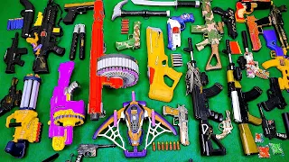 Collecting 7 Sniper Rifles and AK47 Guns MP5 Gun Desert Eagle Gun Skull Axe VIP Bow Space Gun