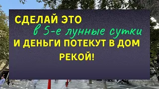 Деньги будут в доме всегда! Сделай это в 5 лунные сутки