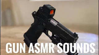 Gun ASMR Sounds - Malfunctions, Loading Mags, Racking Slide, and Pulling Trigger #asmr #asmrsounds