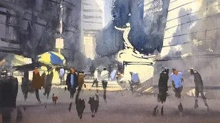 Advancing with Watercolor: Working On Location NYC - “Good Morning NYC”