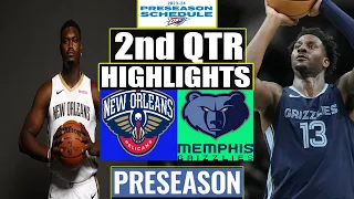 Memphis Grizzlies vs New Orleans Pelicans 2NDQTR Highlights | Oct 25 | 2023 NBA Regular Season