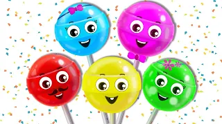 Lollipop Finger Family | Daddy Finger Song | More Nursery Rhymes And Kids Songs By @hooplakidz