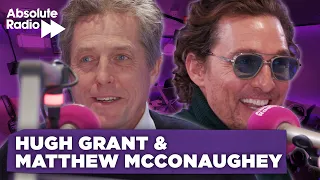 Hugh Grant & Matthew McConaughey “I took home an extra once…she was furious!” The Gentlemen.