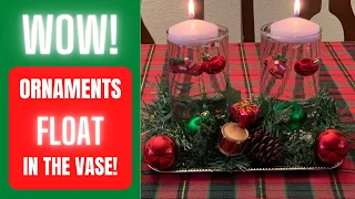 MAKE A CHRISTMAS FLOATING CANDLE CENTERPIECE WITH WATER BEADS