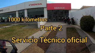 Honda CB 300 F Primer Servicio 1000 k parte 2