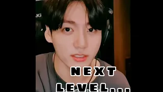 Jungkook sang Next level *almost :')