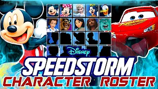 Making a DISNEY SPEEDSTORM Character Roster // Who should be in Disney Pixar's new Kart Racer??