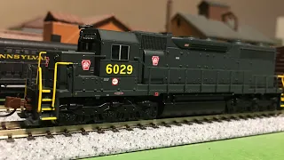 N scale Atlas SD35 Pennsylvania Cleaning and lubrucation