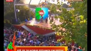 Tucha no "Portugal em Festa" da SIC em Tondela. Musica "Há Festa"