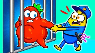 NOOB vs PRO Jailbreak || Fat VS Skinny In Gym | Funny Hide And Seek Challenge With Avocado Couple