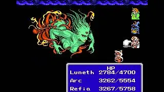 Final Fantasy 3 NES Final Boss