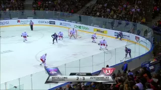 Avtomobilist @ Metallurg Mg 11/02/2014 Highlights / Металлург Мг - Автомобилист 5:4 ОТ