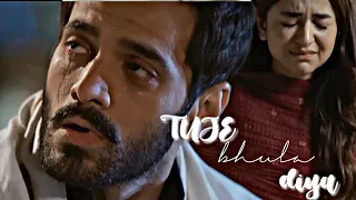 Tuje bhula diya💔🌎|| Meerab and Murtasim edit|| #terebin