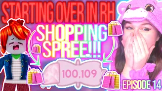 I STARTED OVER IN ROYALE HIGH WITH A SHOPPING SPREE! ROBLOX  Speedrun Challenge Episode 14 Trading