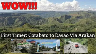 WOW ARAKAN, FASTER AND NICE VIEW!!! ROAD TRIP FROM COTABATO TO DAVAO CITY #travel #travelvlog #road