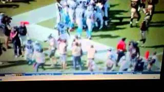 NFL Fight Steve Smith Panthers vs Saints