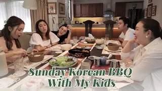 SUNDAY KOREAN BBQ WITH MY KIDS | Marjorie Barretto