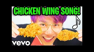 THE CHICKEN WING SONG! (Official LankyBox Music Video) (3 hours)