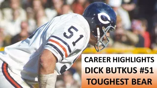 We're Talking Bears! BUTKUS "Toughest Bear Ever" Hall of Fame #51 RIP.