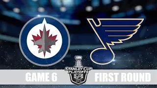 Blues VS Jets with Game 6 Виннипег Сент Луис Плей-офф, 1/8 финала, Обзор матча