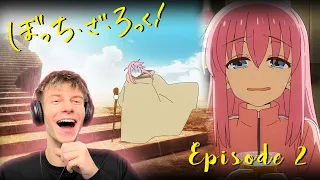 BOCCHI IS SO FUNNY! | Bocchi the Rock Episode 2 Reaction