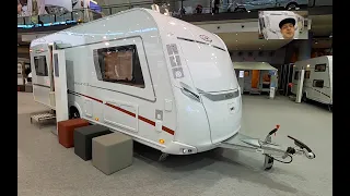 LMC Musica 520 E Münsterland caravan camping travel trailer new model walkaround and interior K0205