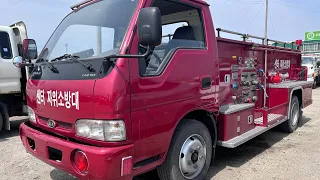 frontier 2.5t fire pump truck 2000y 6900km