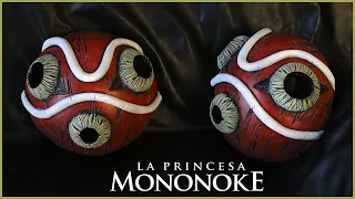 Tutorial: How to make Princess Mononoke mask 🐺 | FREE patterns | Step by Step in EVA Foam