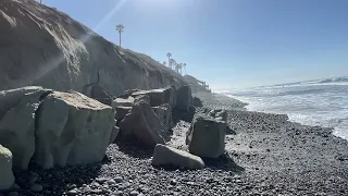 Bluff collapse in  Encinitas 😲