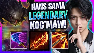 HANS SAMA WITH HIS LEGENDARY KOG'MAW! - G2 Hans Sama Plays Kog'Maw ADC vs Kai'Sa! | Season 2024