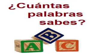 QUÉ PALABRAS sabes en español✍ TEST