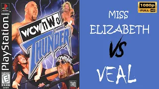 WCW/nWo Thunder - Sony PlayStation - Miss Elizabeth vs. Veal