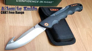 CRKT KOMMER FREE RANGE GUTHOOK FOLDING KNIFE - 2043