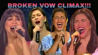 Regine Velasquez - Broken Vow Climax Through The Years!!!