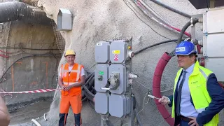 Odstřel tunelu v Žabovřeské ulici v Brně