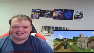 Constant Falls and Background Fails in Minecraft - 50 Ways to Die in Minecraft Part 16 Reaction